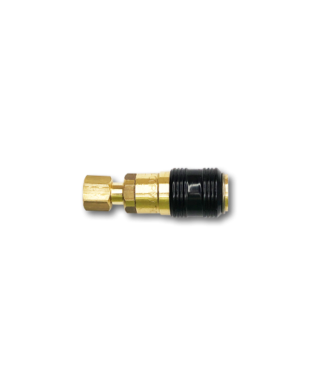 1/2 raccord rapide femelle Gaz neutre pour manodétendeur avec écrou 12x100 droit