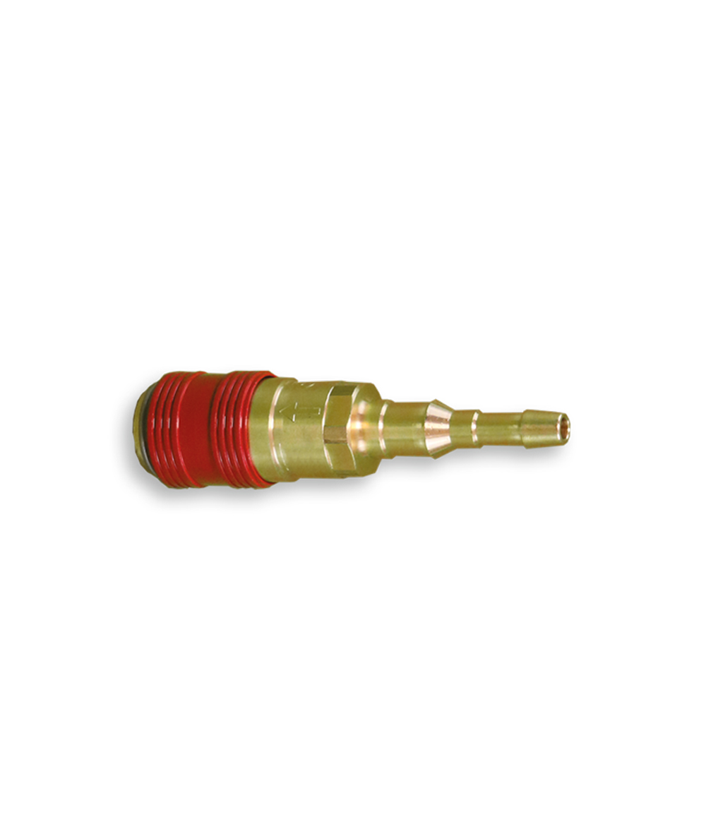 1/2 raccord rapide femelle Oxygène ou Gaz (acétylène, propane…)  pour tuyaux Ø6.3x12 et 10x17