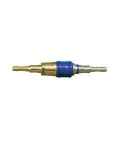 Raccord rapide complet Oxygène ou Gaz (acétylène, propane…)  pour tuyaux Ø6.3x12 et 10x17