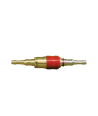 Raccord rapide complet Oxygène ou Gaz (acétylène, propane…)  pour tuyaux Ø6.3x12 et 10x17