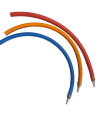 Manchettes tuyaux soudage ø10x17 Oxygène / Gaz pour chalumeaux avec raccords rapides