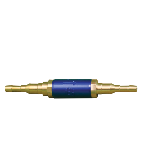 Clapet anti-retour stop feu Oxygène pour tuyaux Ø6.3x12 / 10x17