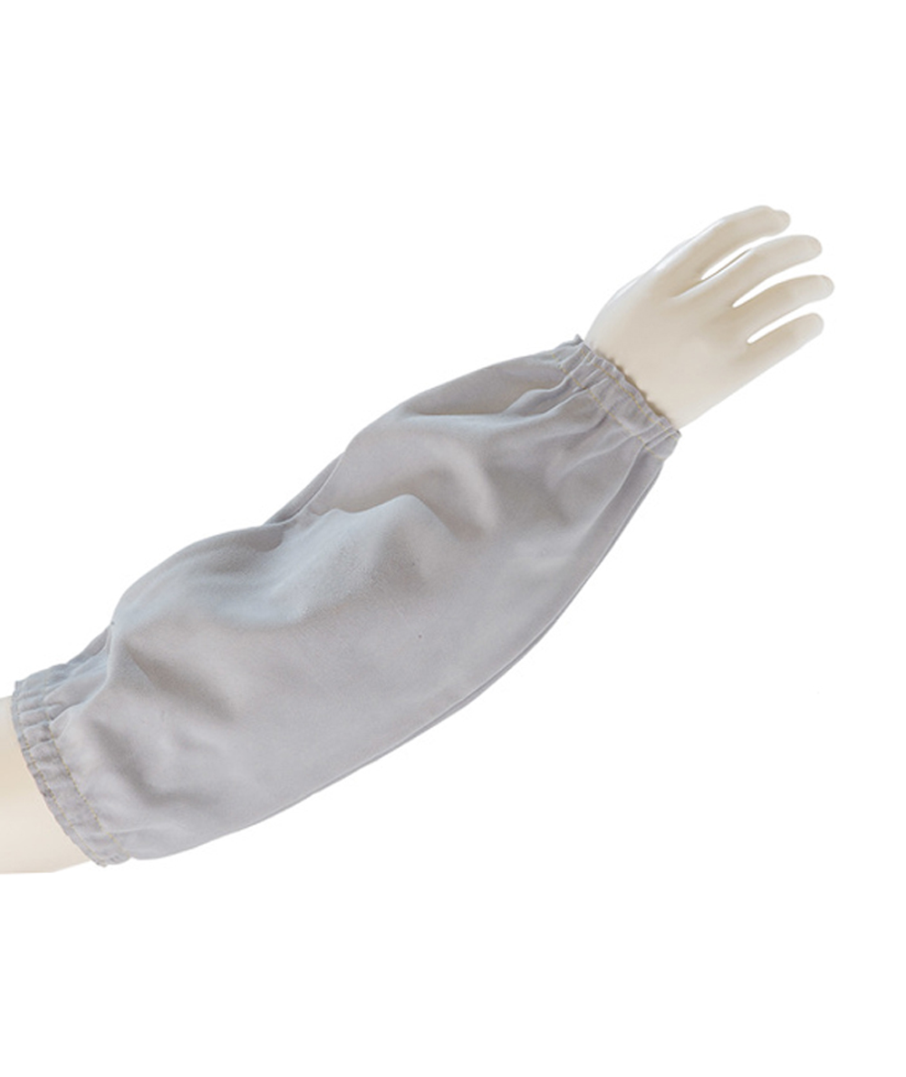 Paire de manchettes de soudeur en croûte de cuir longueur 40 cm Paire de manchettes de soudeur en croûte de cuir longueur 40 cm