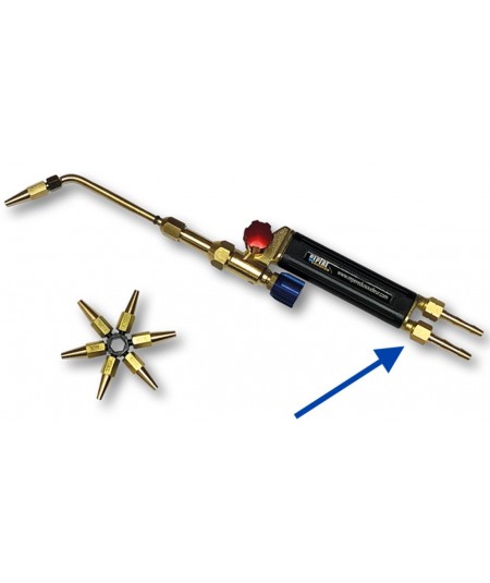 kit maintenance chalumeau : écrou 12x100 + 1 douille Ø6.3x12 + 1 collier en inox