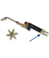 kit maintenance chalumeau : écrou 12x100 + 1 douille Ø6.3x12 + 1 collier en inox