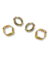 Sachets de 10 colliers à oreilles en inox pour tuyaux de soudage ø6,3x12 ou ø10x17