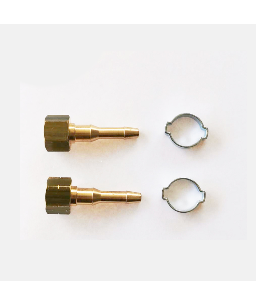 Kit maintenance chalumeau : écrou 16x150 + 1 douille Ø6.3x12 / Ø10x17 + 1 collier en inox Kit maintenance chalumeau : écrou 16x150 + 1 douille Ø6.3x12 / Ø10x17 + 1 collier en inox