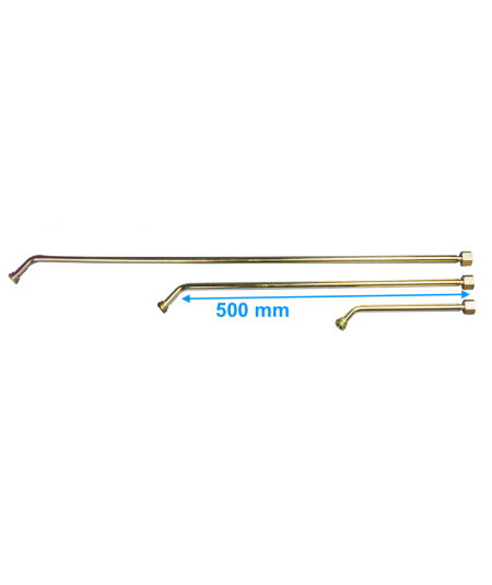 Lance chalumeau étancheur en inox longueur 500mm